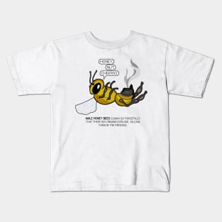 Honey Bee by Zoodraws Kids T-Shirt